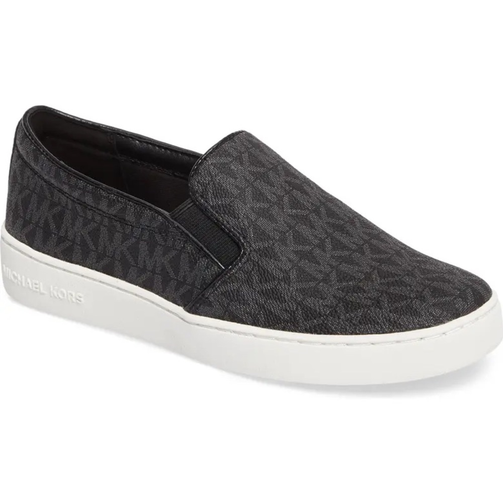 NEW! Michael Kors Keaton Slip On Black sz 8